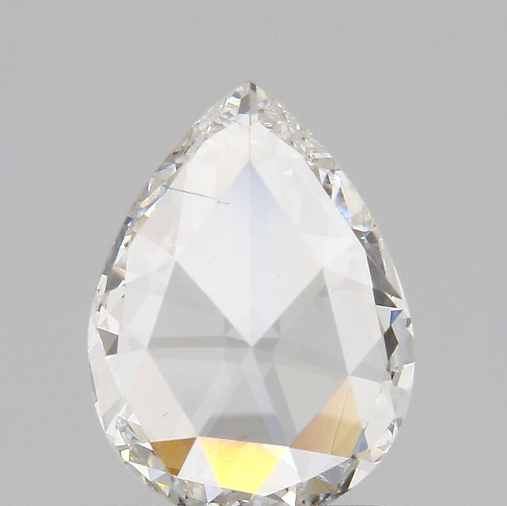 1.01ct | F/SI1 Pear Shape Rose Cut Diamond (GIA)
