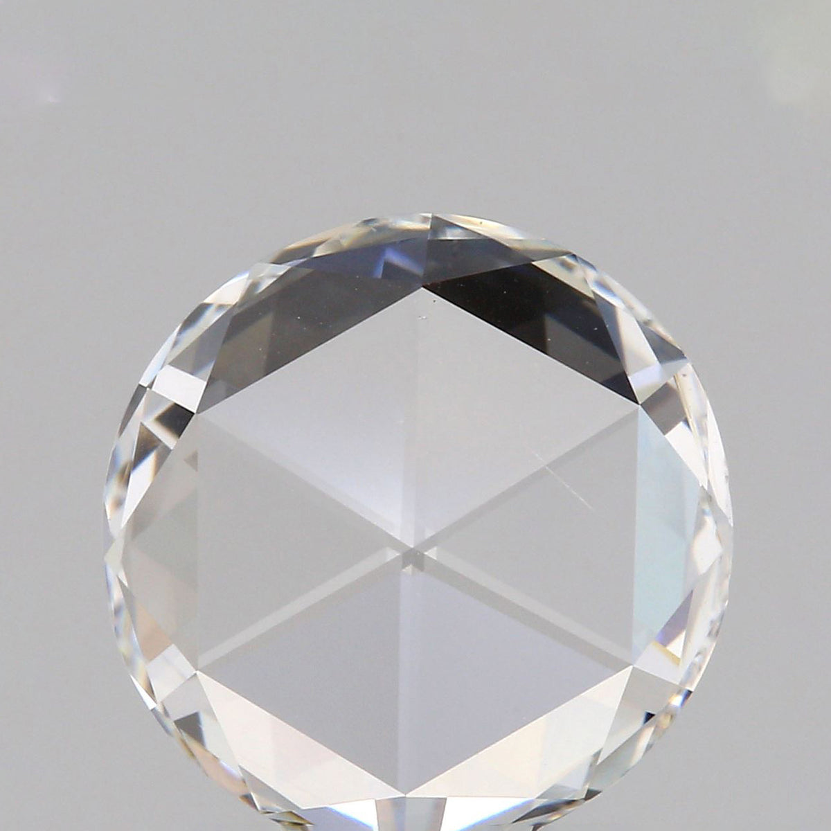 1.13ct | F/SI1 Round Shape Rose Cut Diamond (GIA) - Modern Rustic Diamond