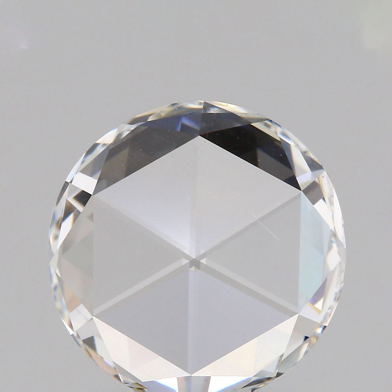 1.13ct | F/SI1 Round Shape Rose Cut Diamond (GIA) - Modern Rustic Diamond