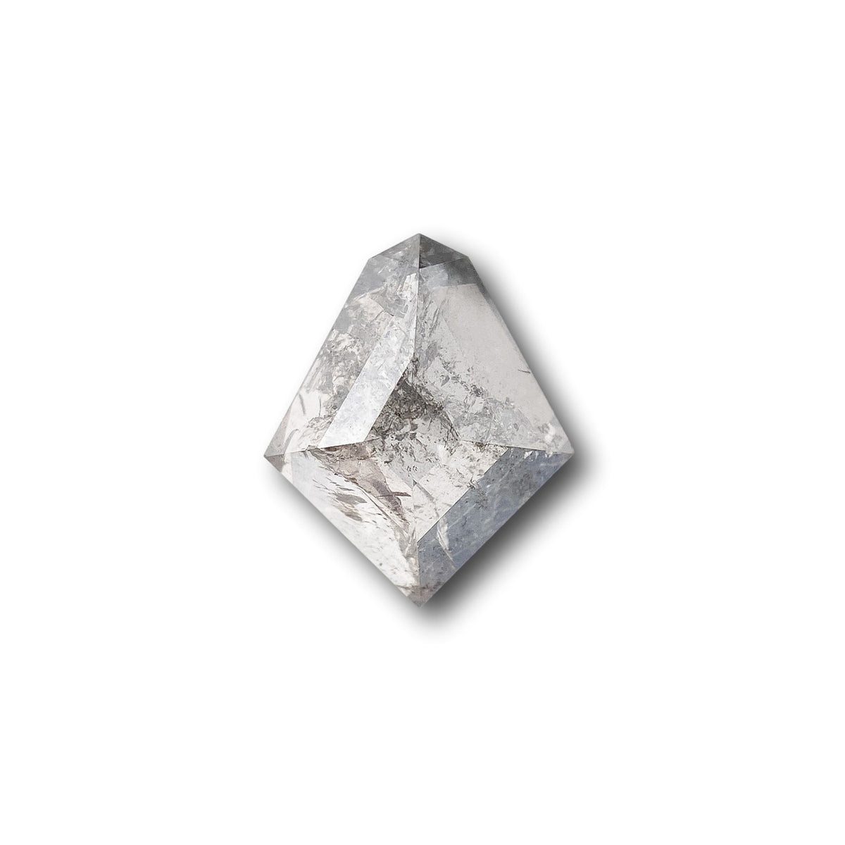1.08ct | Salt & Pepper Kite Shape Step Cut Diamond