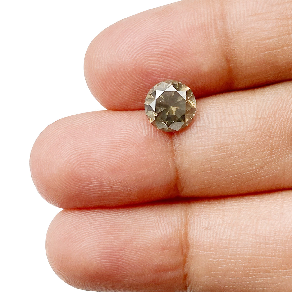 1.80ct | Rustic Round Shape Brilliant Cut Diamond - Modern Rustic Diamond