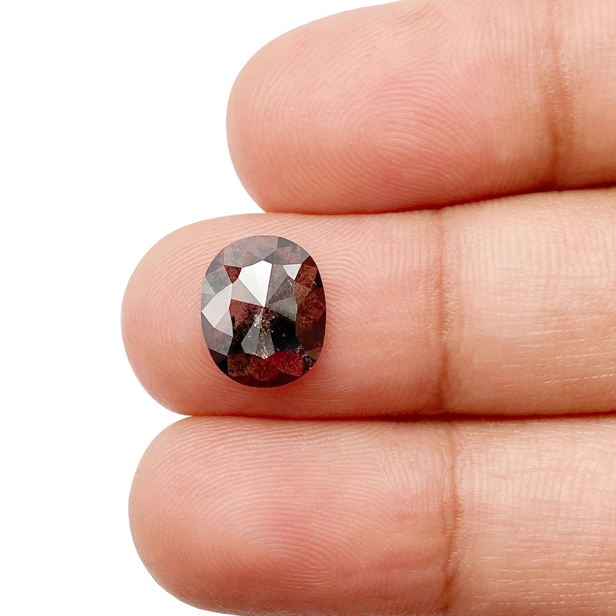 1.80ct | Rustic Oval Shape Rose Cut Diamond - Modern Rustic Diamond