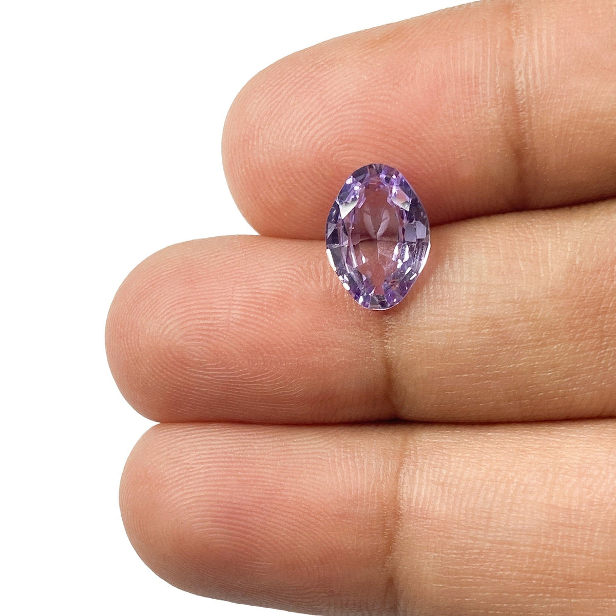 1.82ct | Brilliant Cut Oval Shape Violet Sapphire-Modern Rustic Diamond