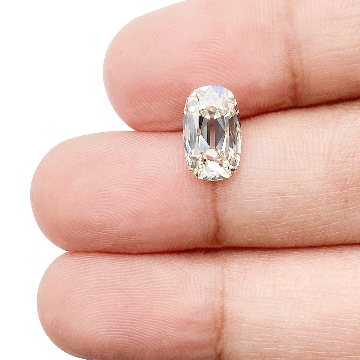 1.82ct | L/VVS2 Cushion Shape Old Mine Cut Diamond (GIA) - Modern Rustic Diamond