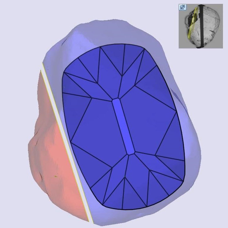 1.82ct | L/VVS2 Cushion Shape Old Mine Cut Diamond (GIA) - Modern Rustic Diamond
