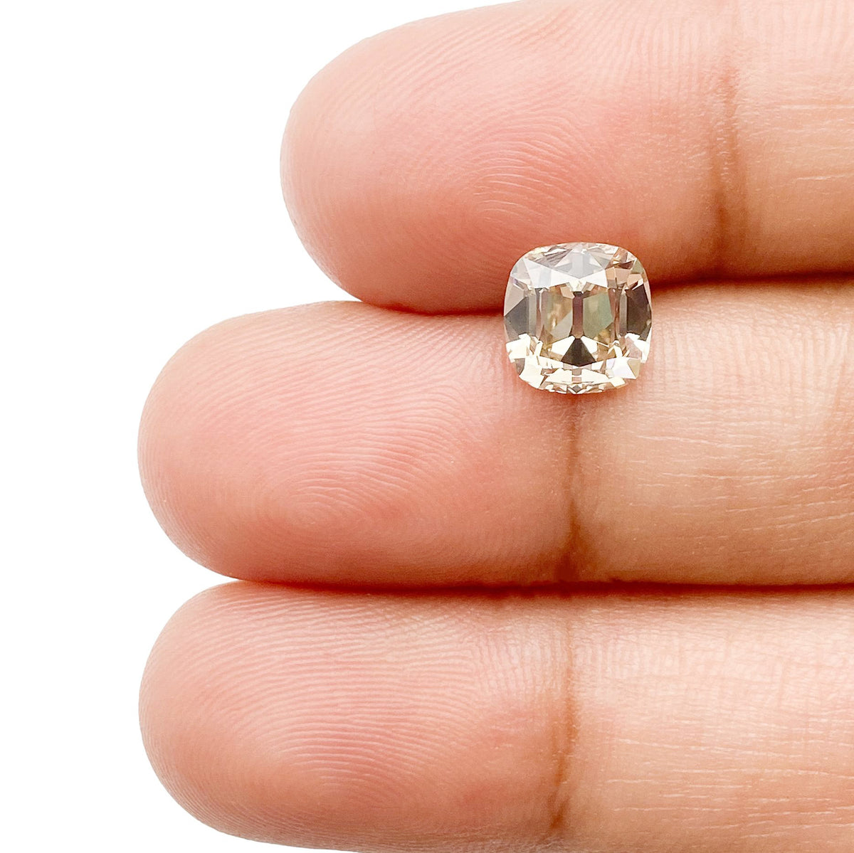 1.83ct | W-X/VS1 Cushion Shape Old Mine Cut Diamond (GIA) - Modern Rustic Diamond