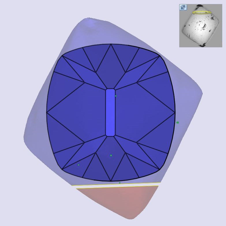 1.83ct | W-X/VS1 Cushion Shape Old Mine Cut Diamond (GIA) - Modern Rustic Diamond