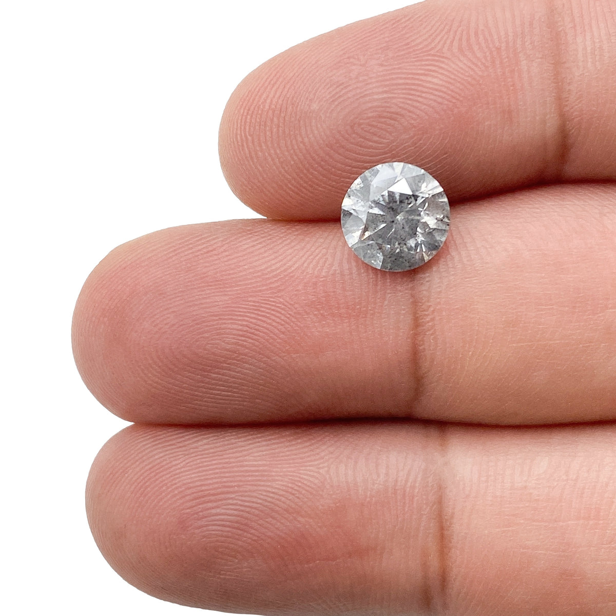 1.85ct | Rustic  Round Shape Brilliant Cut Diamond - Modern Rustic Diamond