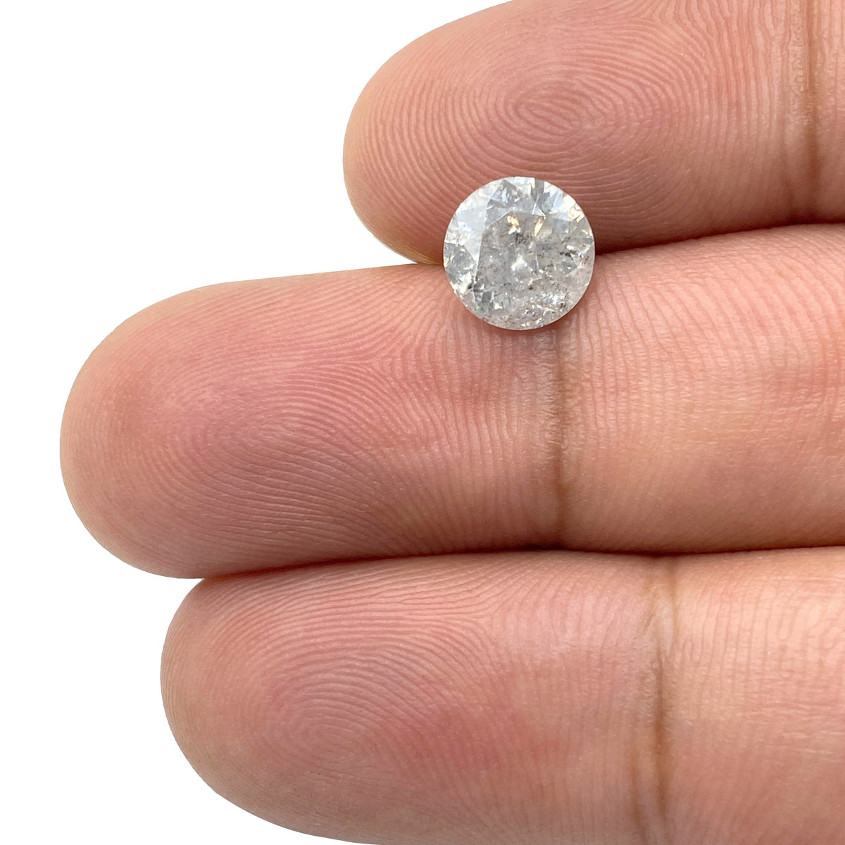 1.85ct | Rustic Round Shape Brilliant Cut Diamond - Modern Rustic Diamond