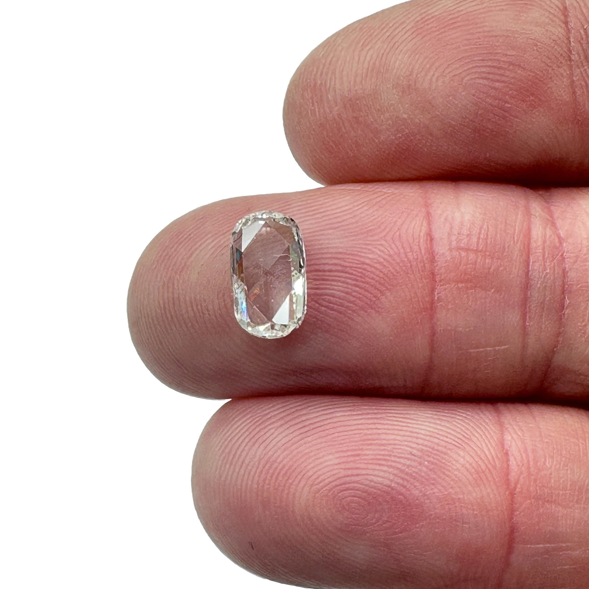 1.87ct | H/SI2 Oval Shape Rose Cut Diamond (GIA) - Modern Rustic Diamond
