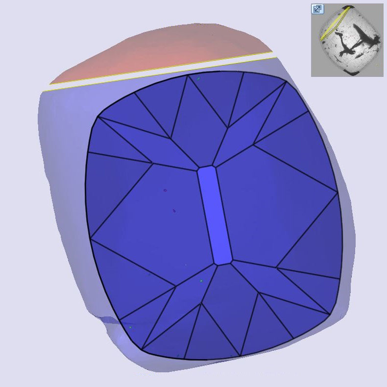 1.88ct | Champagne VS2 Cushion Shape Old Mine Cut Diamond (GIA) - Modern Rustic Diamond