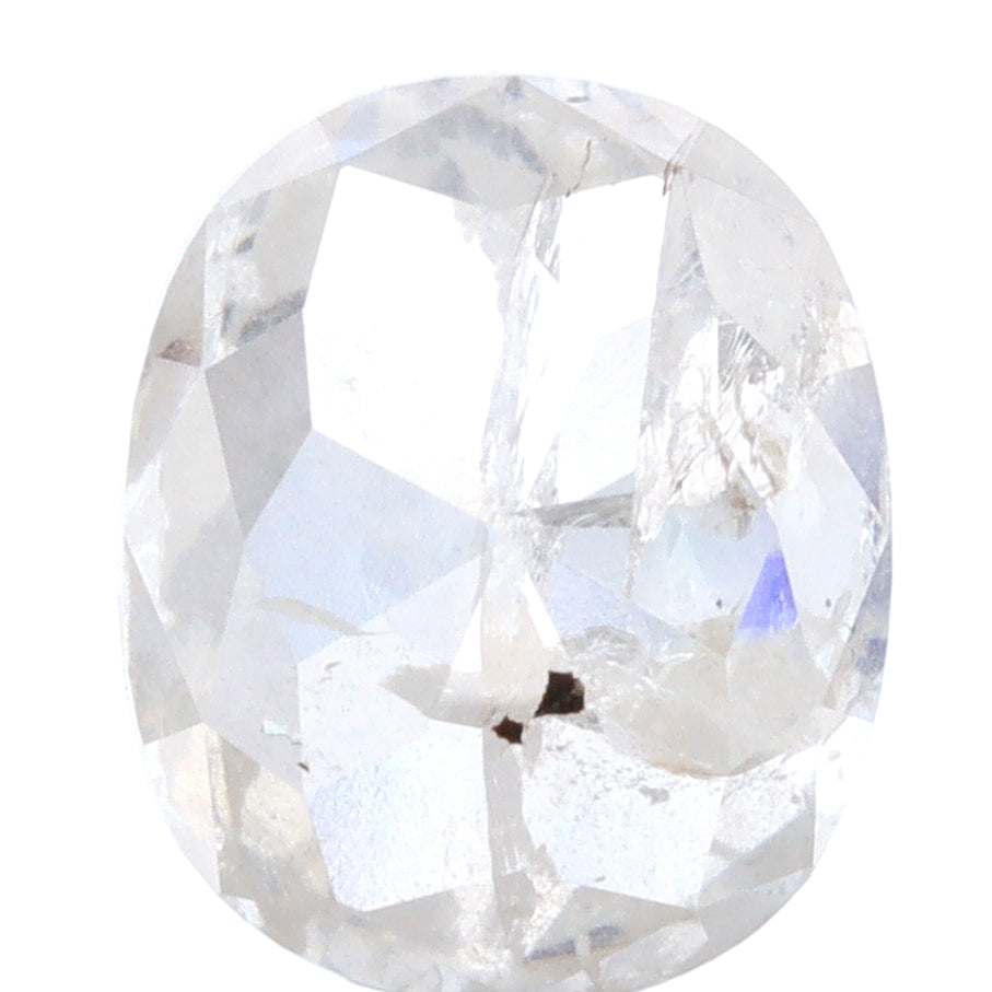 1.88ct | Salt & Pepper Cushion Shape Brilliant Cut Diamond - Modern Rustic Diamond