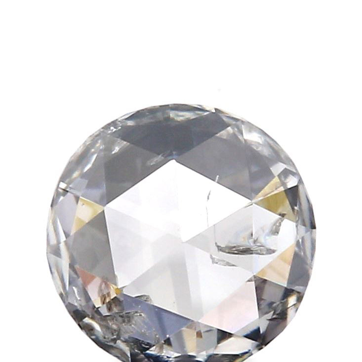 0.26ct | Fancy Gray/ Round Shape Rose Cut Diamond (GIA) - Modern Rustic Diamond