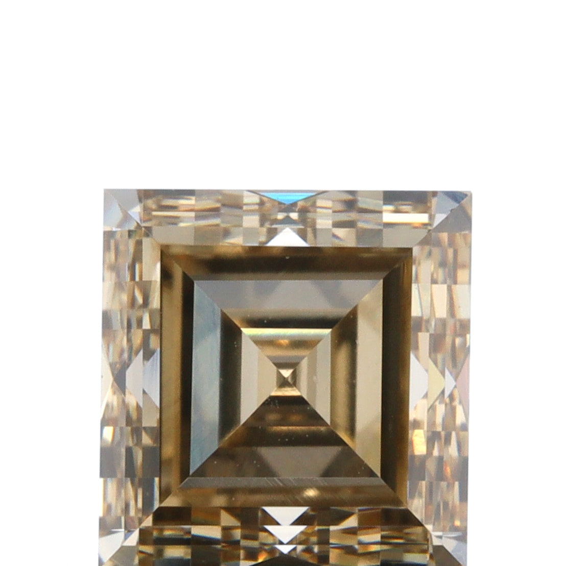 1.31ct | Fancy Brown Yellow VS2 Carre Shape Step Cut Diamond (GIA)