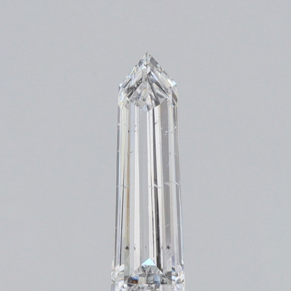 0.53ct | D/SI Bullet Shape Step Cut Diamond - Modern Rustic Diamond