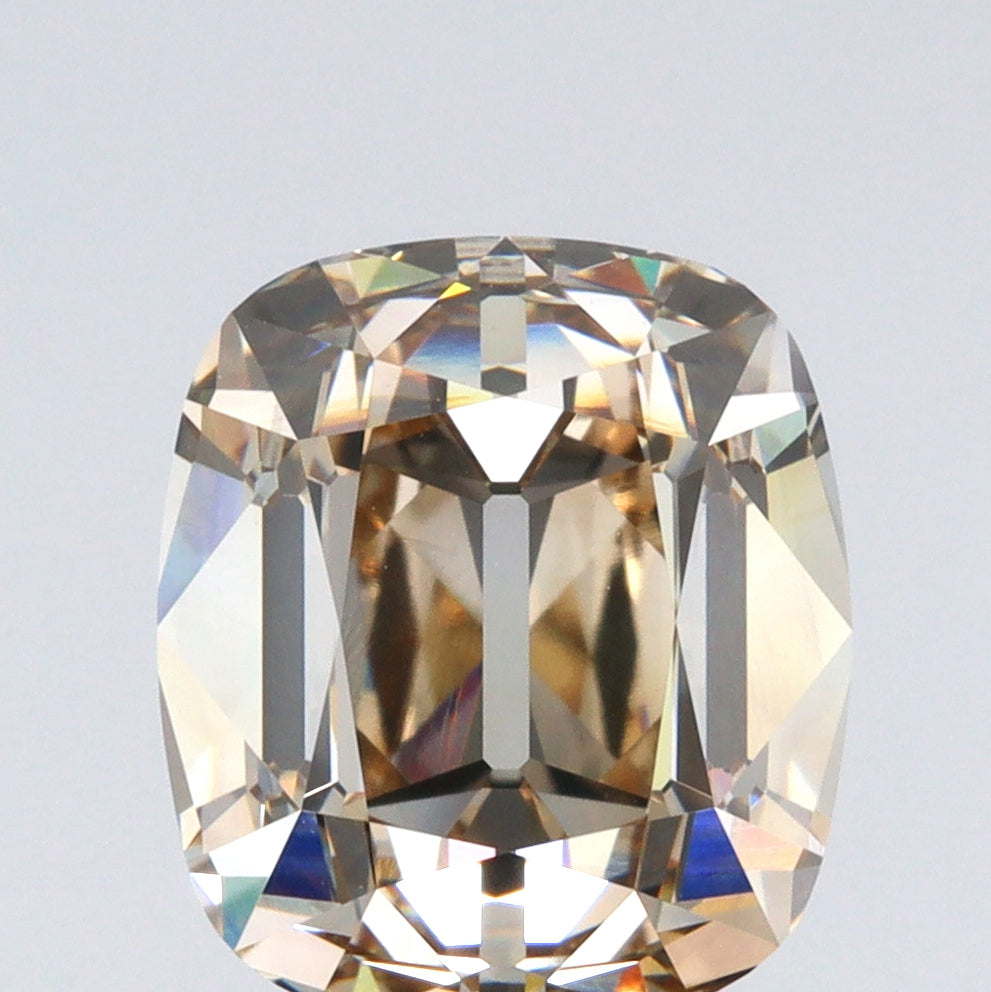 4.01ct | U-V/VVS1 Cushion Shape Old Mine Cut Diamond (GIA) - Modern Rustic Diamond