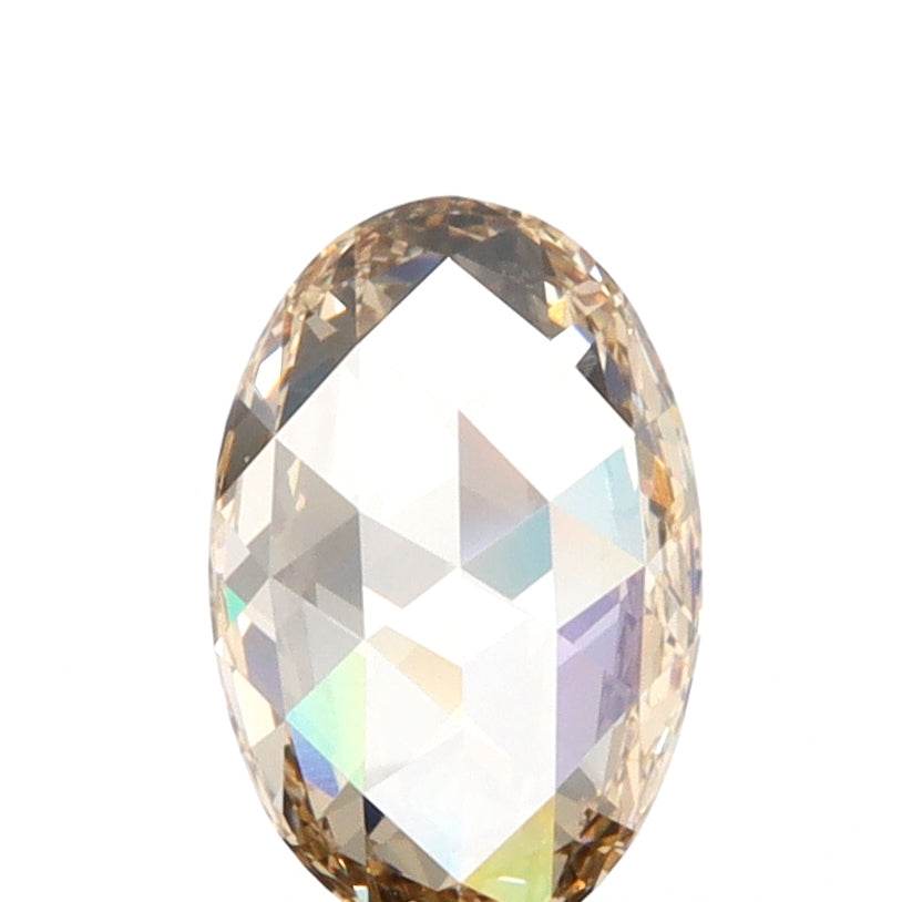 1.02ct | Champagne VS1 Oval Shape Rose Cut Diamond (GIA)