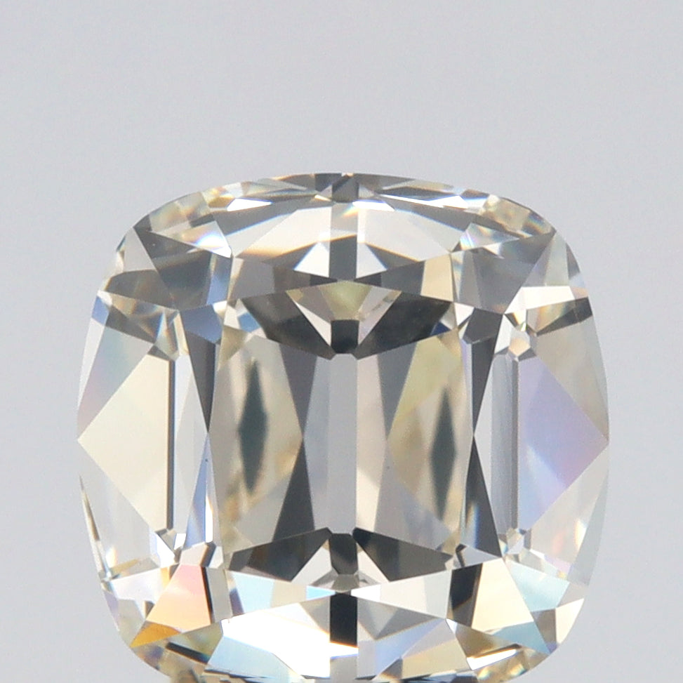 3.04ct | L/VS1 Cushion Shape Old Mine Cut Diamond (GIA) - Modern Rustic Diamond
