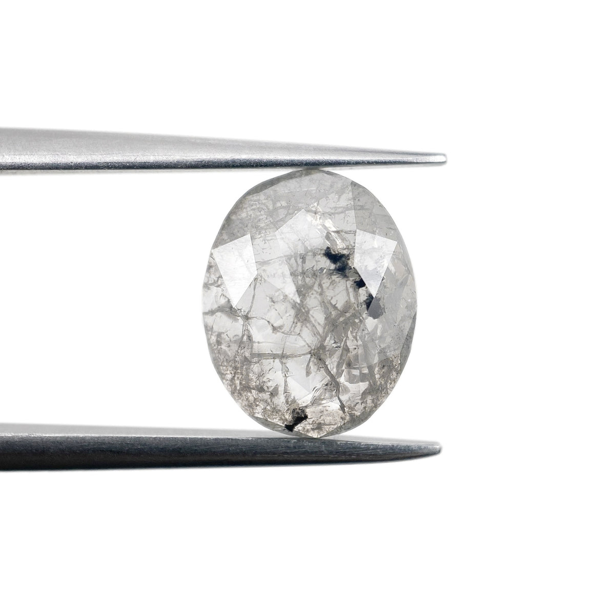 1.90ct | Rustic  Oval Shape Rose Cut Diamond - Modern Rustic Diamond