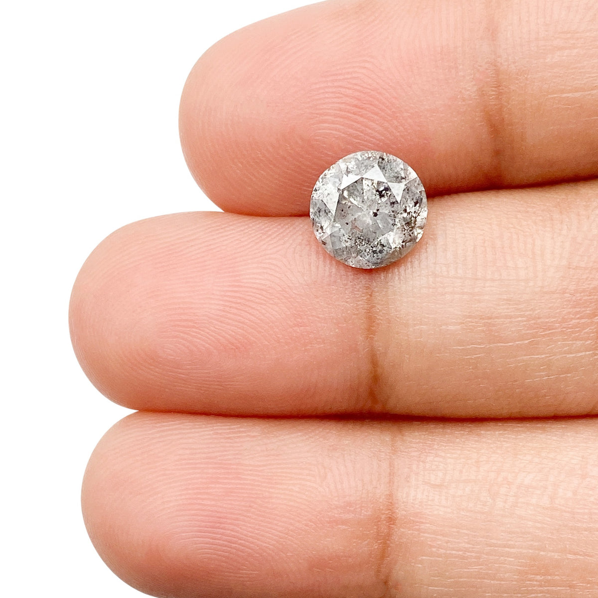 1.90ct | Rustic Round Shape Brilliant Cut Diamond - Modern Rustic Diamond