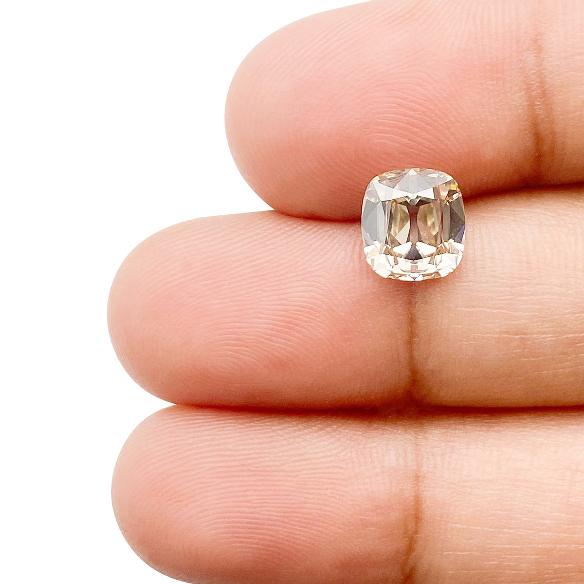 1.90ct | U-V/VS2 Cushion Shape Old Mine Cut Diamond (GIA) - Modern Rustic Diamond