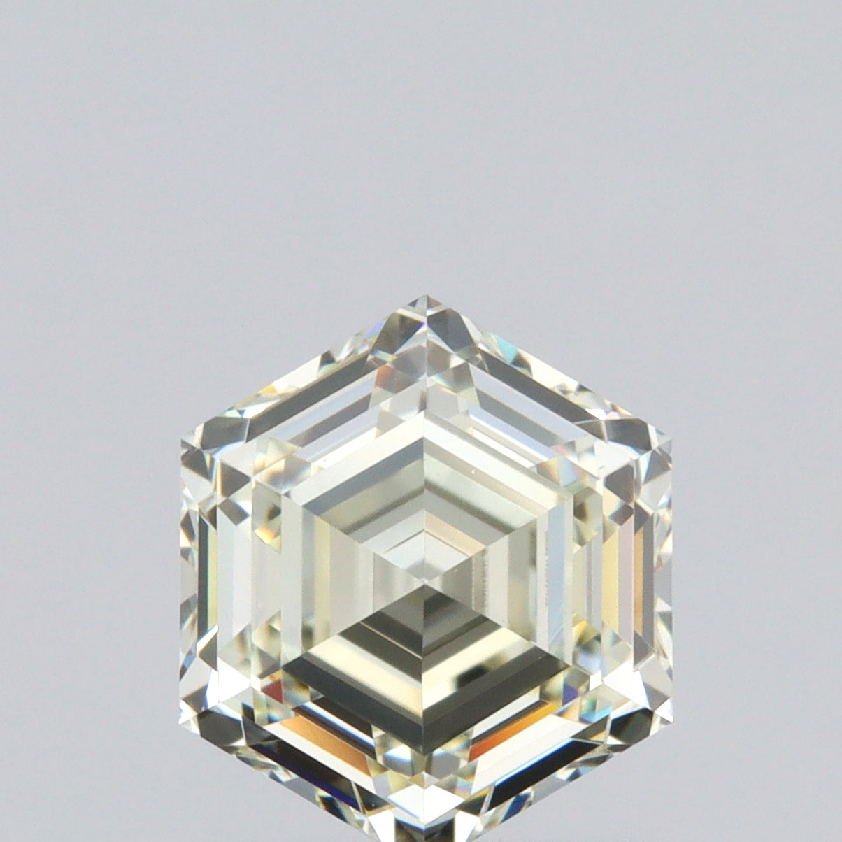 1.54ct | Q-R/VVS1 Hexagon Shape Step Cut Diamond (GIA) - Modern Rustic Diamond