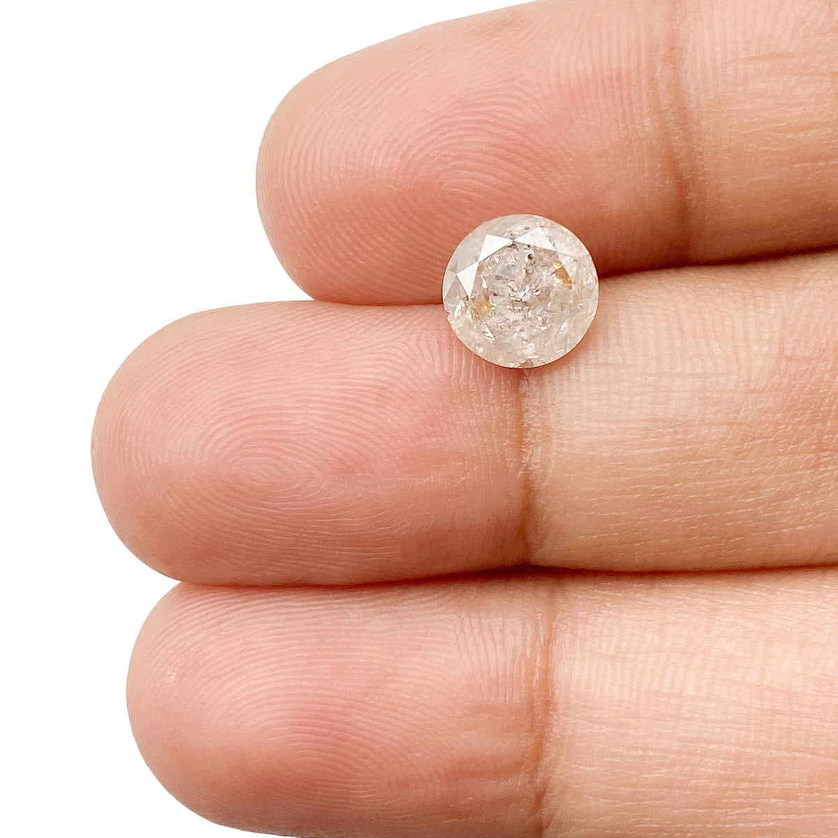 1.92ct | Rustic Round Shape Brilliant Cut Diamond - Modern Rustic Diamond