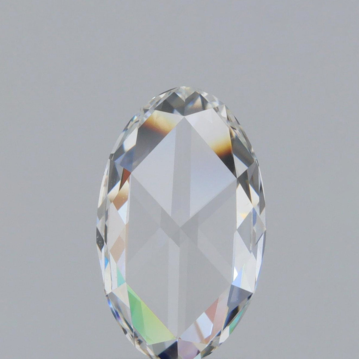 0.57ct | E/VVS2 Oval Shape Rose Cut Diamond