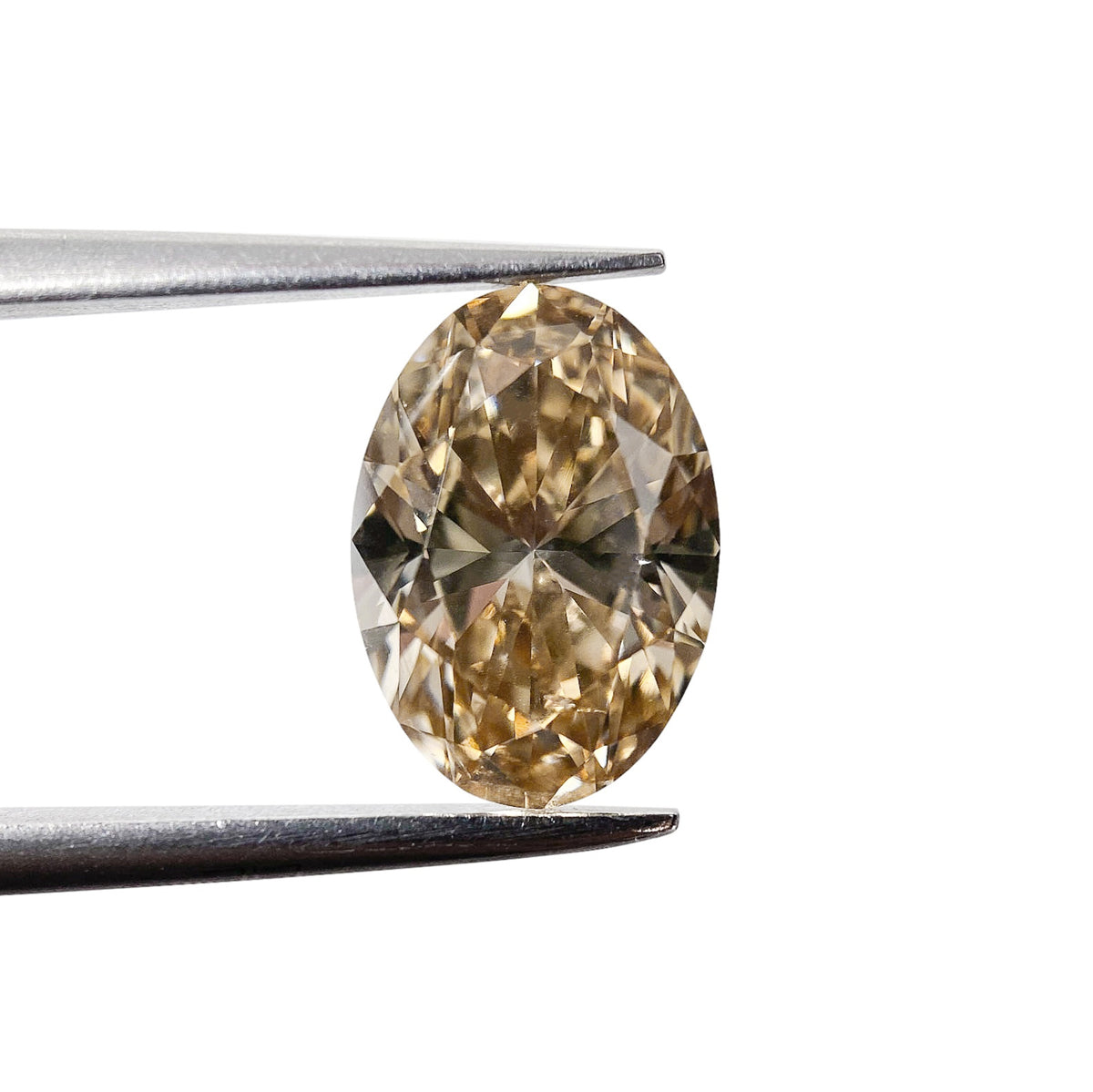 1.96ct | Champagne VS-SI Oval Shape Brilliant Cut Diamond - Modern Rustic Diamond