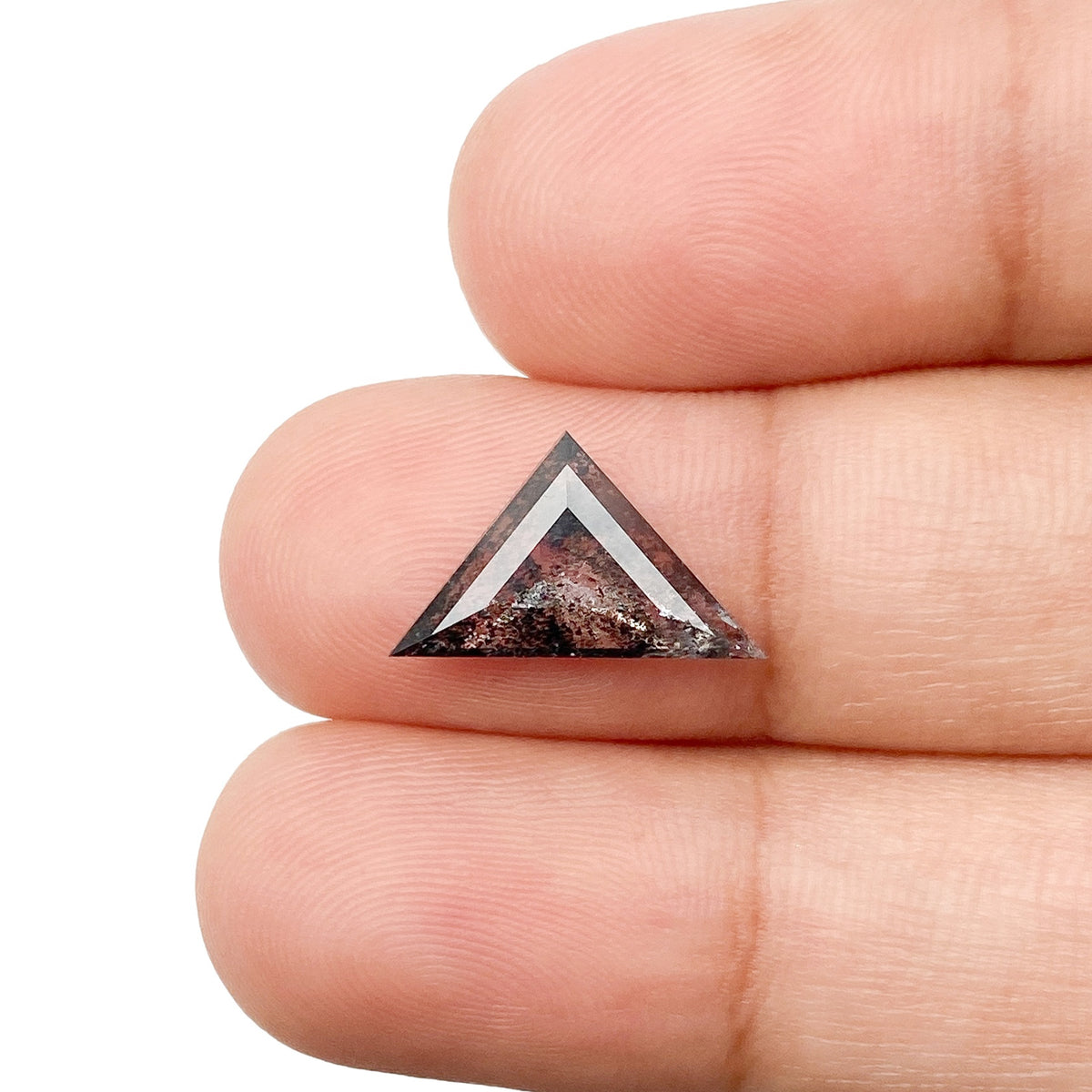 1.96ct | Rustic Triangular Shape Rose Cut Diamond - Modern Rustic Diamond