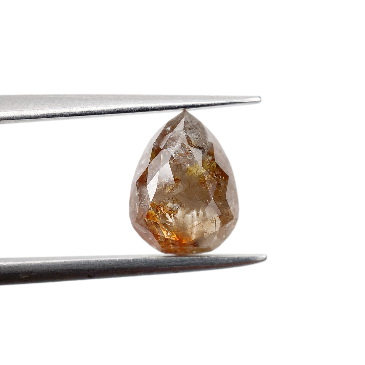 1.98ct | Rustic  Pear Shape Rose Cut Diamond - Modern Rustic Diamond