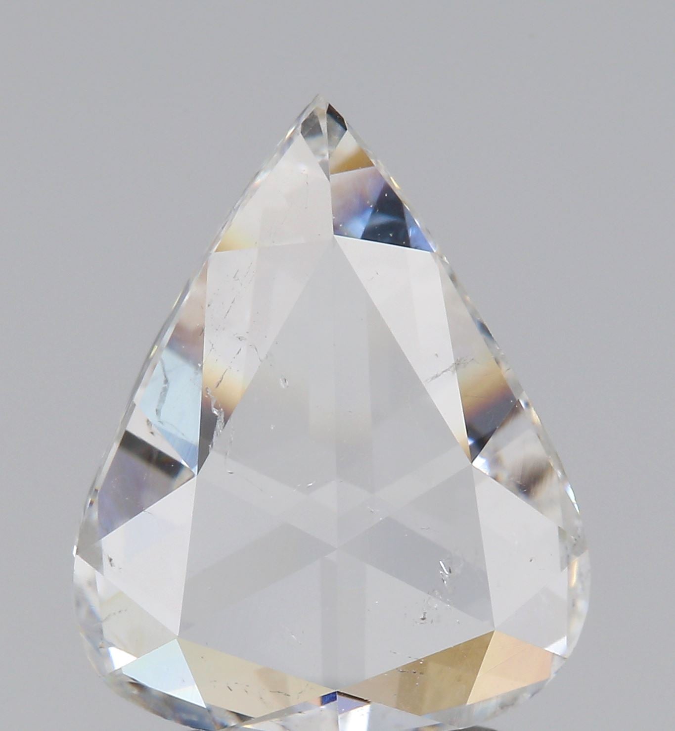 1.99ct | F/SI2 Pear Shape Rose Cut Diamond (IGI) - Modern Rustic Diamond