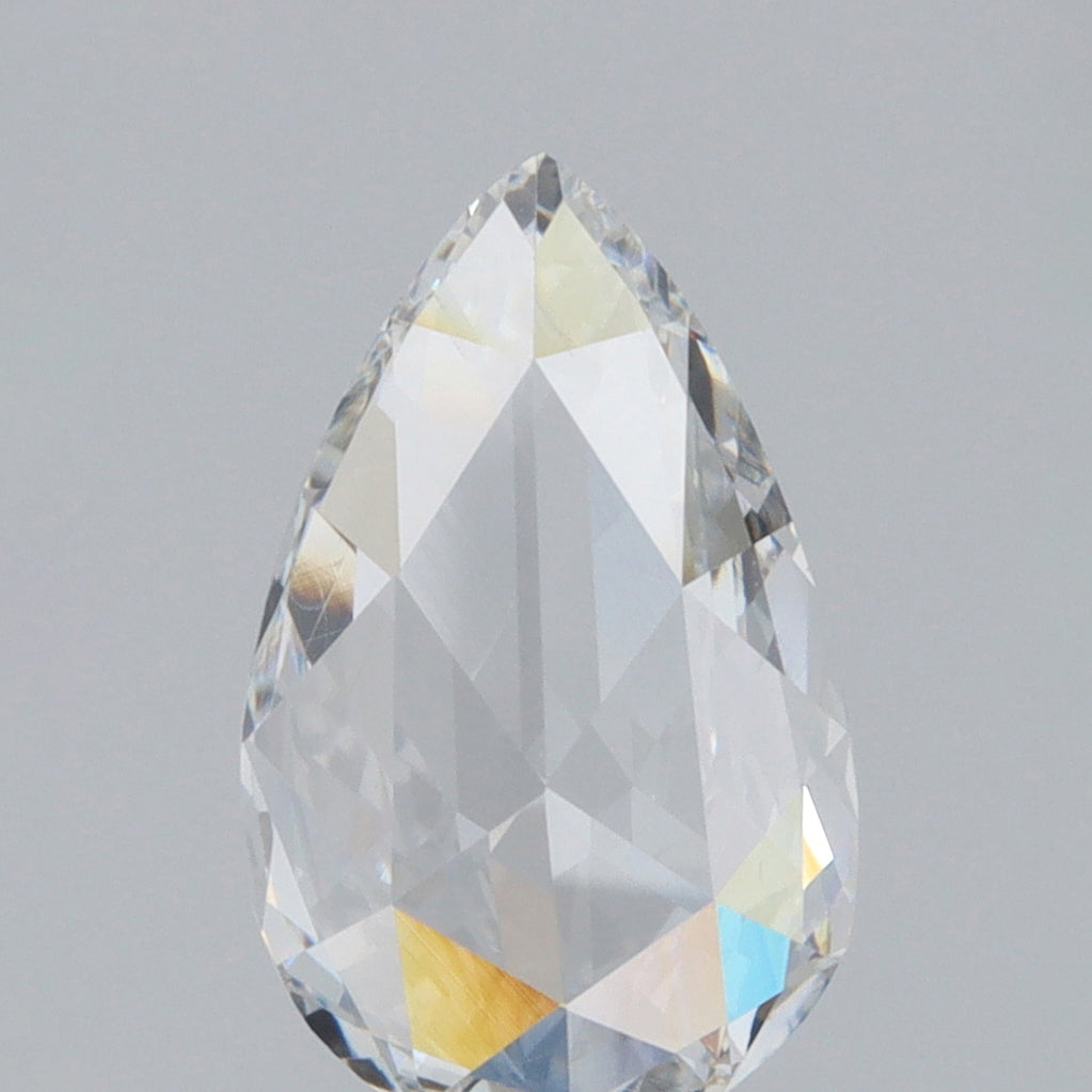 0.68ct | D/VS2 Pear Shape Rose Cut Diamond