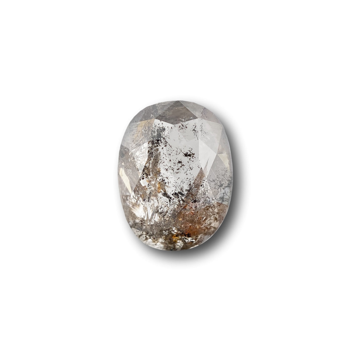 1.75ct | Rustic Oval Shape Rose Cut Diamond - Modern Rustic Diamond