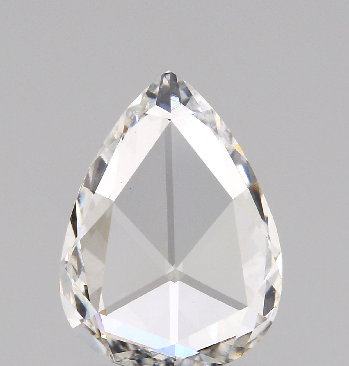 1.02ct | F/VS2 Pear Shape Rose Cut Diamond (GIA) - Modern Rustic Diamond