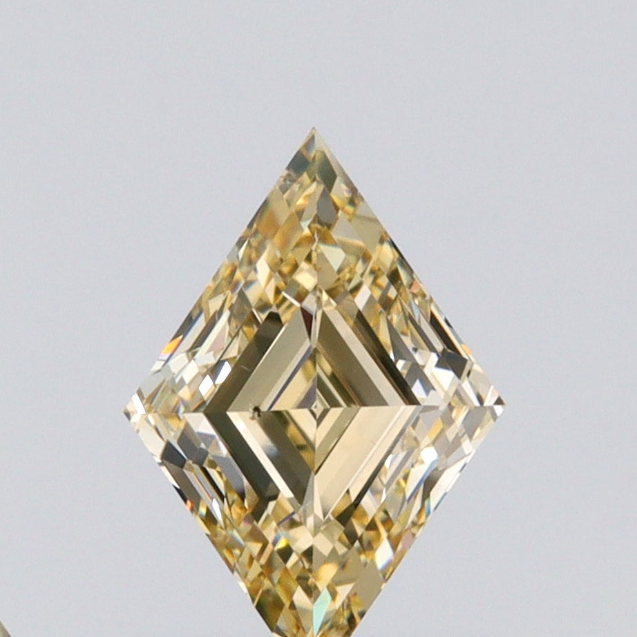 1.02ct | Yellow SI1 Lozenge Shape Step Cut Diamond (GIA) - Modern Rustic Diamond
