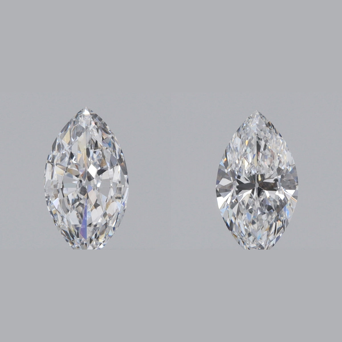 0.52cttw | D-E VVS Marquise Shape Brilliant Cut Diamond Matched Pair