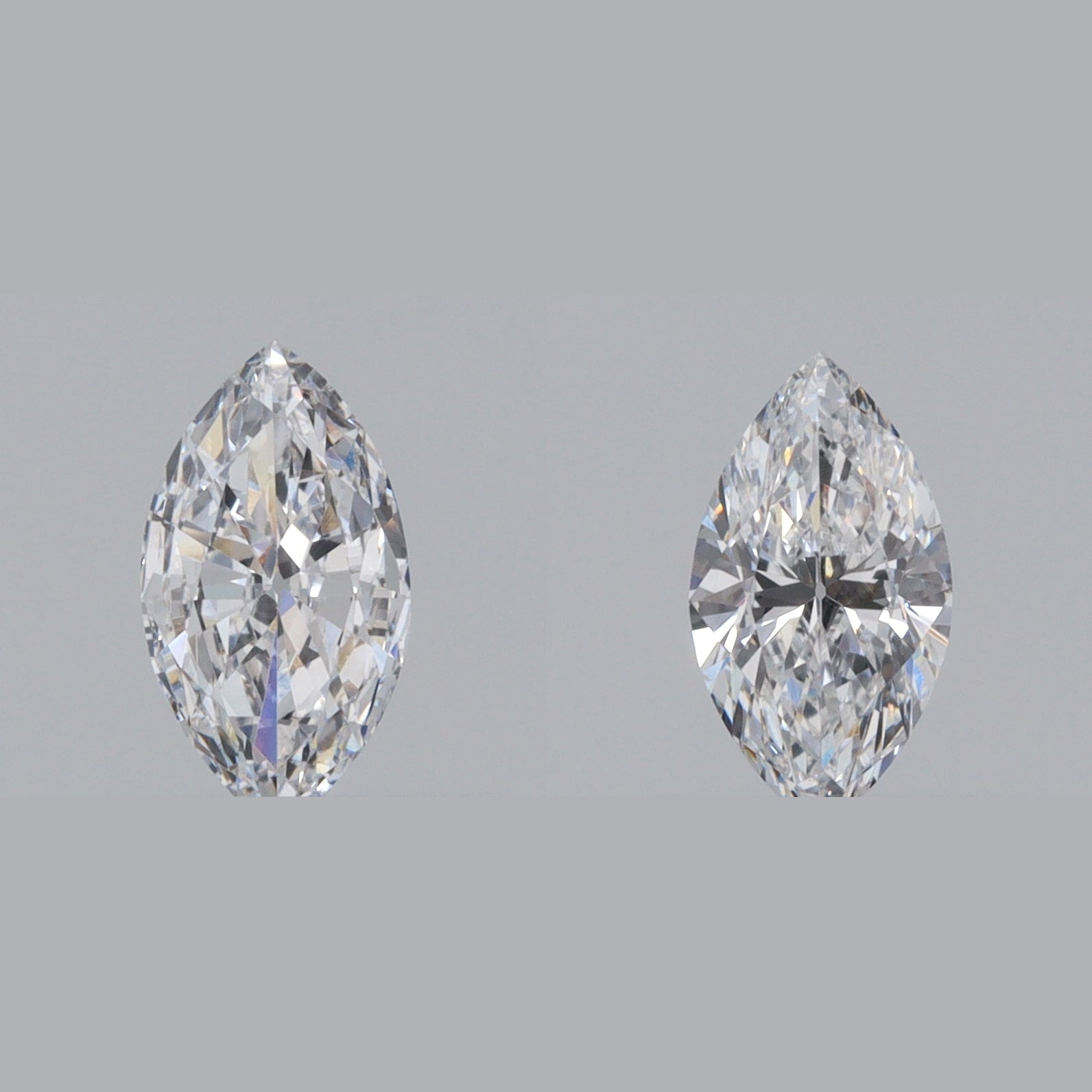 0.52cttw | D-E VVS Marquise Shape Brilliant Cut Diamond Matched Pair