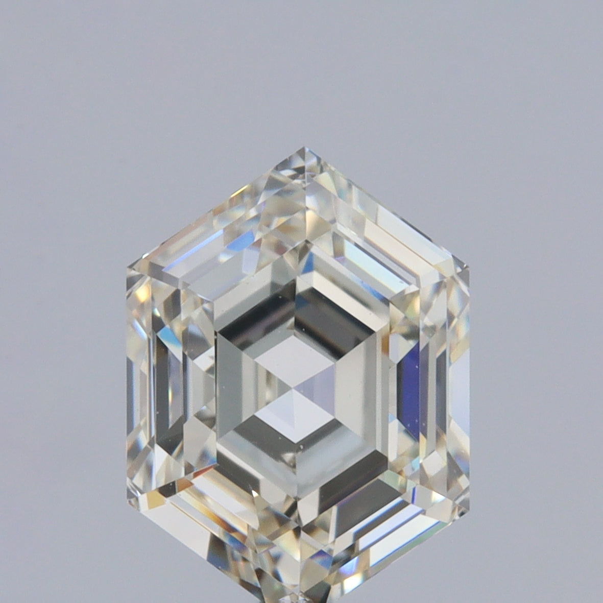 1.30ct | M/VS1 Hexagon Shape Step Cut Diamond (GIA) - Modern Rustic Diamond