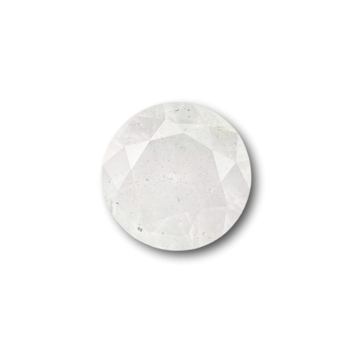 1.85ct | Salt & Pepper Round Shape Brilliant Cut Diamond