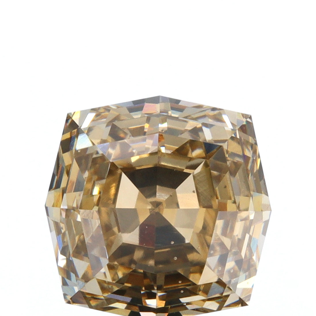 2.15ct | Champagne SI1 Octagonal Shape Step Cut Diamond (GIA) - Modern Rustic Diamond