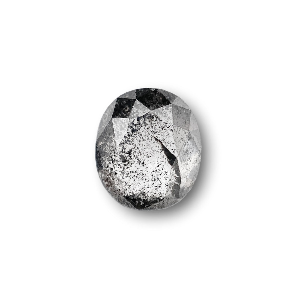 1.29ct | Rustic Oval Shape Rose Cut Diamond - Modern Rustic Diamond
