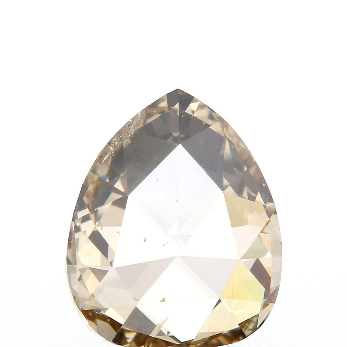 1.18ct | Champagne SI Pear Shape Rose Cut Diamond