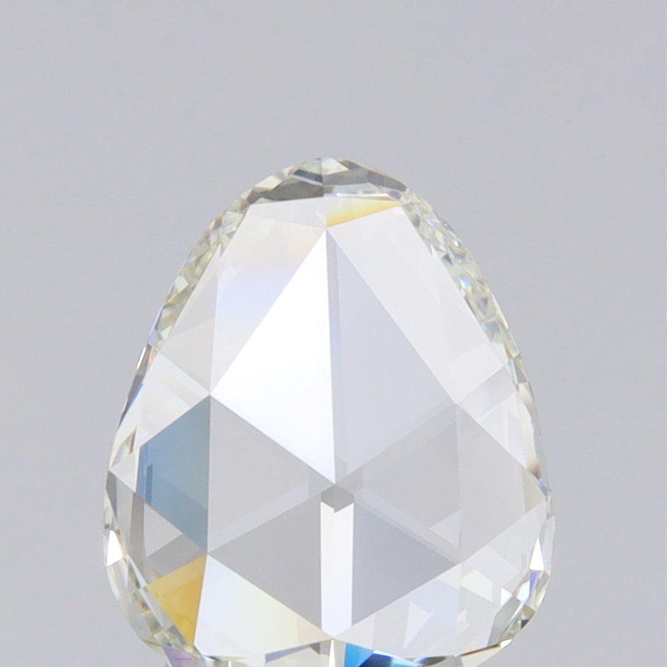 1.02ct | K/VS2 Pear Shape Rose Cut Diamond (GIA) - Modern Rustic Diamond