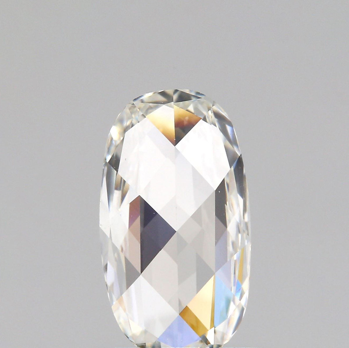 0.67ct | G-H/VVS Oval Shape Rose Cut Diamond - Modern Rustic Diamond