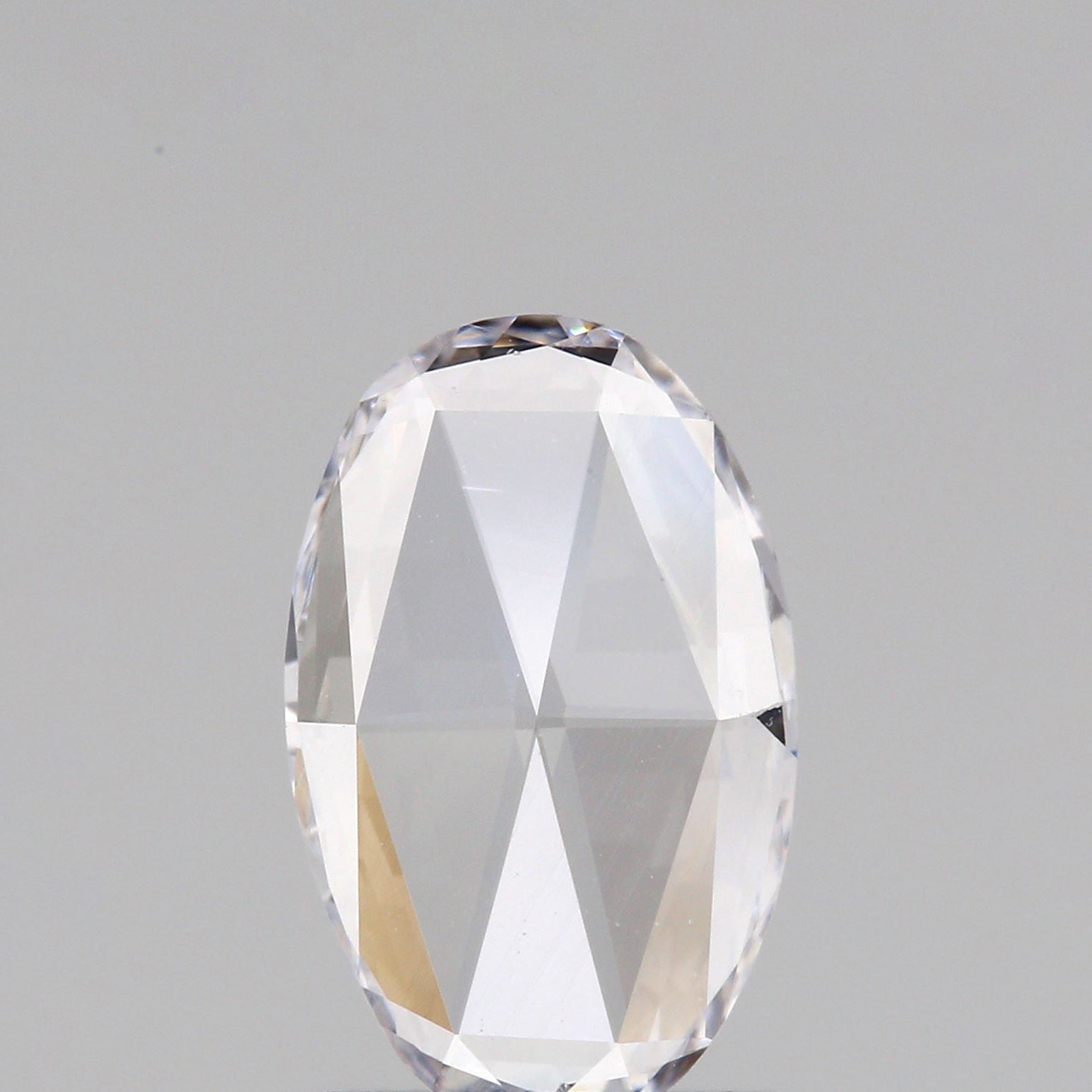 0.53ct | D/VVS Oval Shape Rose Cut Diamond - Modern Rustic Diamond