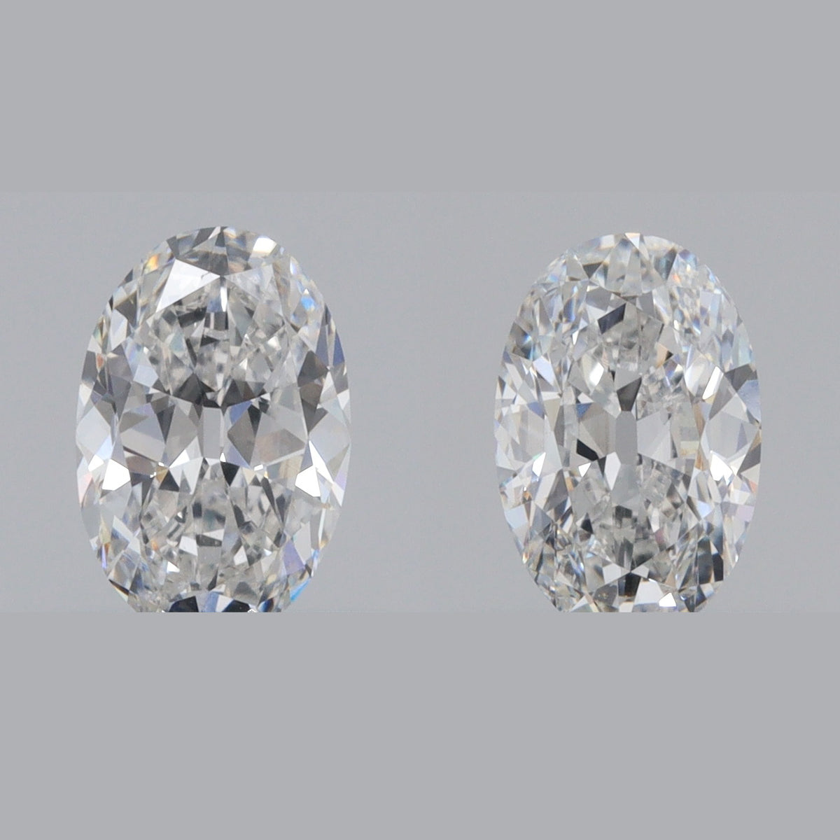 1.02cttw | D-E VVS Oval Shape Old Mine Cut Diamond Matched Pair