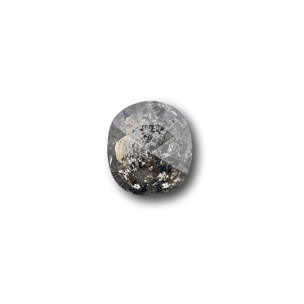 0.78ct | Rustic  Cushion Shape Rose Cut Diamond - Modern Rustic Diamond