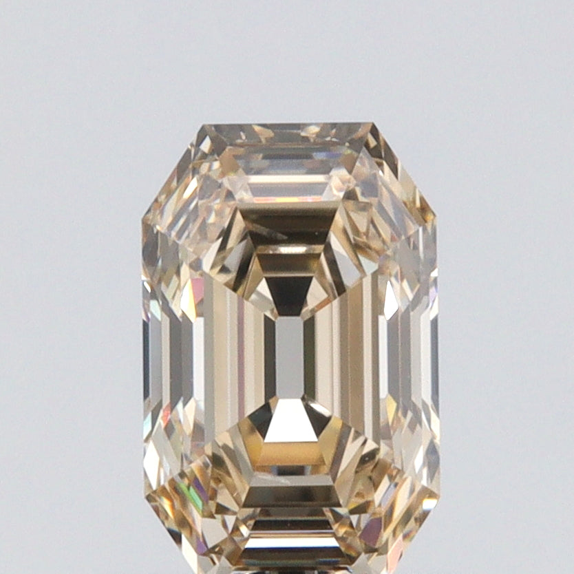 1.02ct | S-T/SI1 Emerald Shape Step Cut Diamond (GIA) - Modern Rustic Diamond