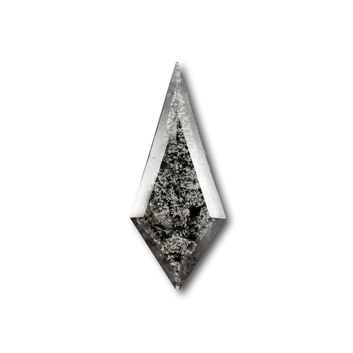 4.39ct | Salt & Pepper Kite Shape Step Cut Diamond